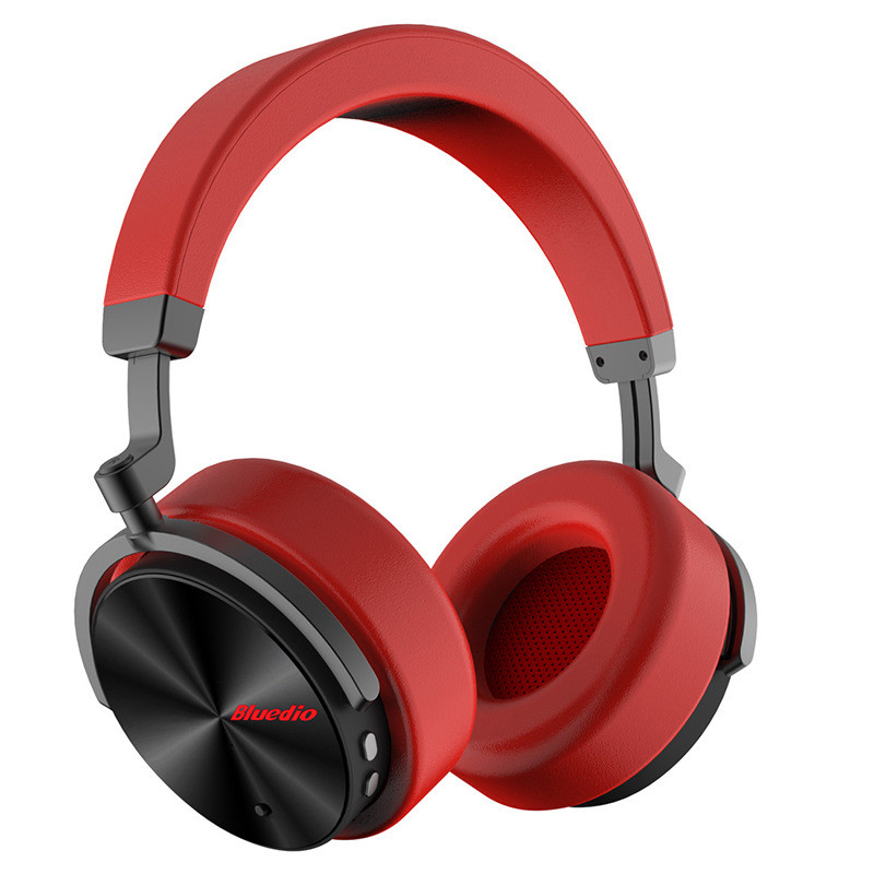 

chkj Red, Головная гарнитура Bluedio T5 Active Noise Canceling Беспроводная головка Bluetooth