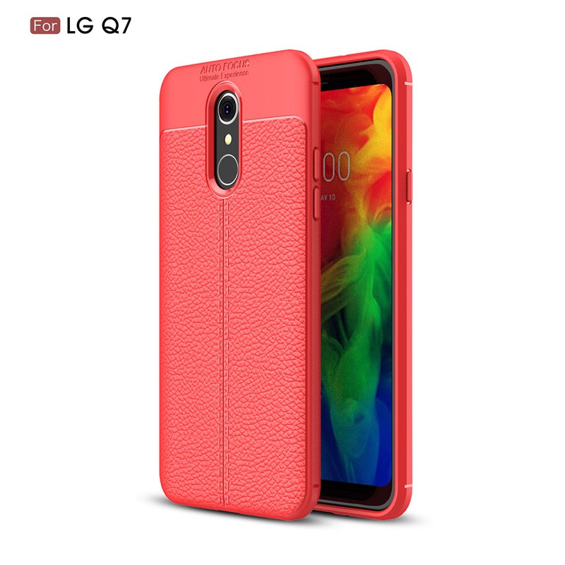 

Fecoprior красный, Задняя обложка для LG Q7 Q 7 LGQ7 Корпус Ultra Thin