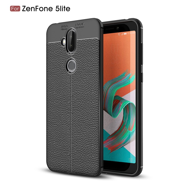 

Fecoprior черный, Zenfone5 Задняя обложка для Asus Zenfone 5 Lite ZC600KL 5Q 5Lite чехол