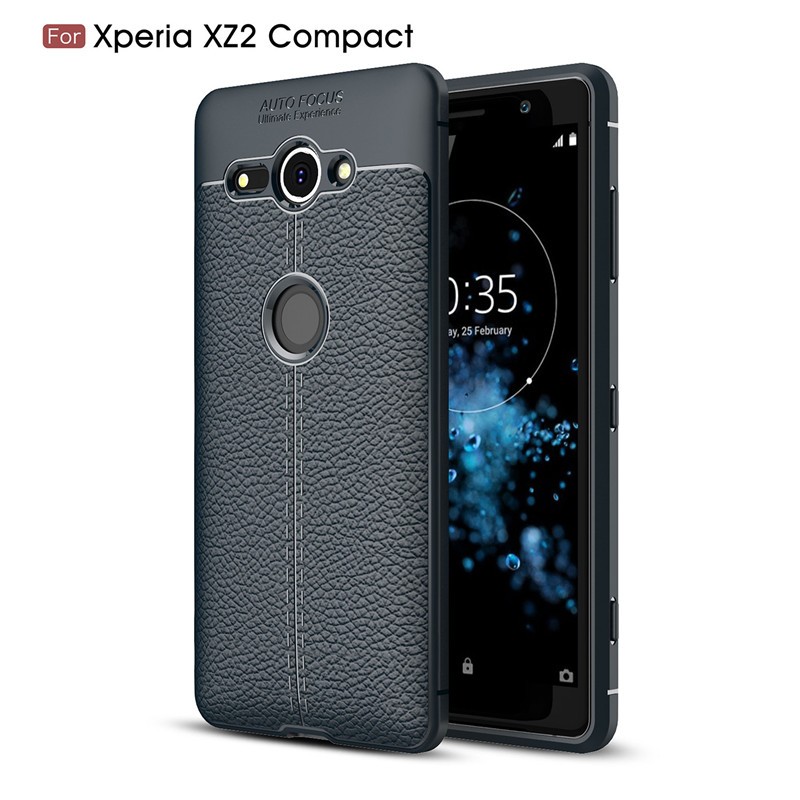 

Fecoprior Темно-синий, H8324 H8296 Задняя обложка для Sony Xperia XZ2 Компактный мини-корпус