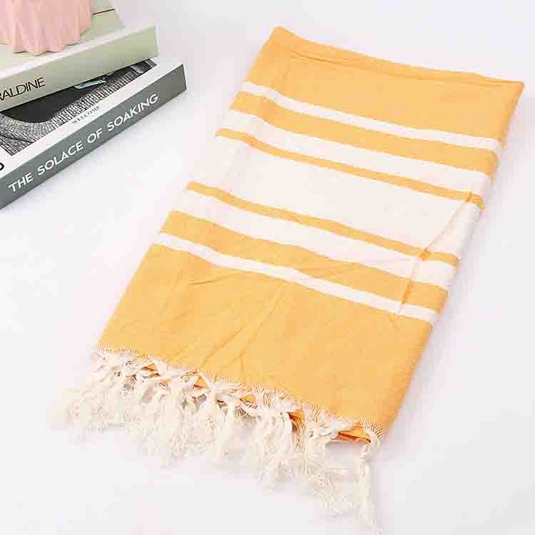 

ladymisty Золото, Турецкие банные полотенца Хлопчатобумажная ткань Tassel Big Beach Towel