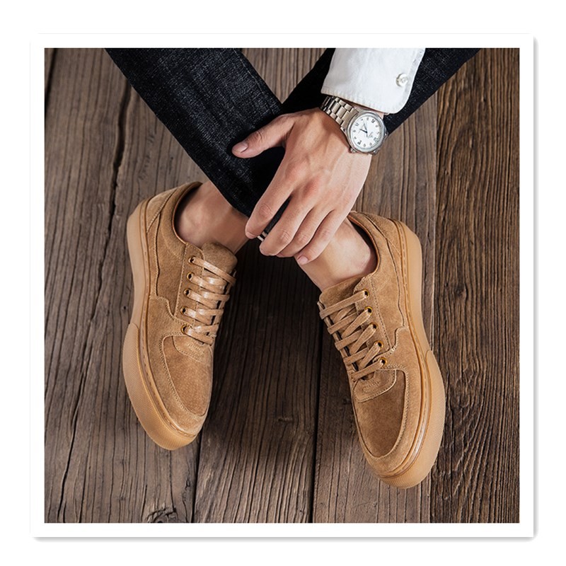

YUNXSH Коричневый цвет 40, 2018 кожаных людей с низким вырезом с толстой подошвой обуви