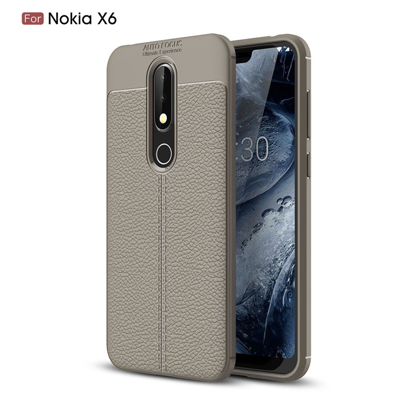 

Fecoprior Серый, Задняя обложка для Nokia X6 NokiaX6 NK X 6 Корпус Мягкий TPU Кремний