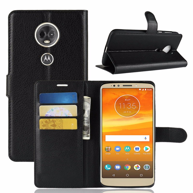 

WIERSS черный, для Motorola Moto E5 Plus XT-1924 WIERSS Кошелек телефонный чехол