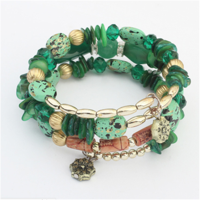 

Nulibenna зеленый F, Multi Agate
