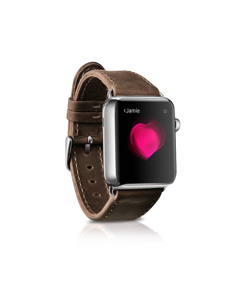 

ICARER темно коричневый, iwatch watchband