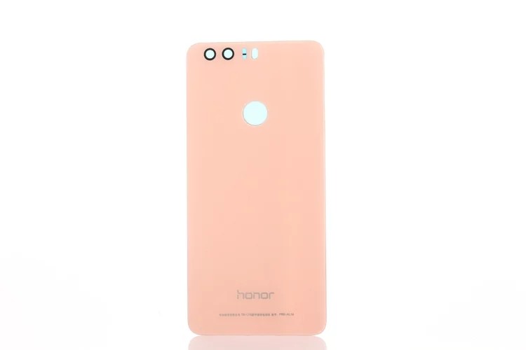 фото Оригинальный корпус для huawei honor 8 honor8 стеклянная задняя крышка батареи fecoprior розовый честь 8