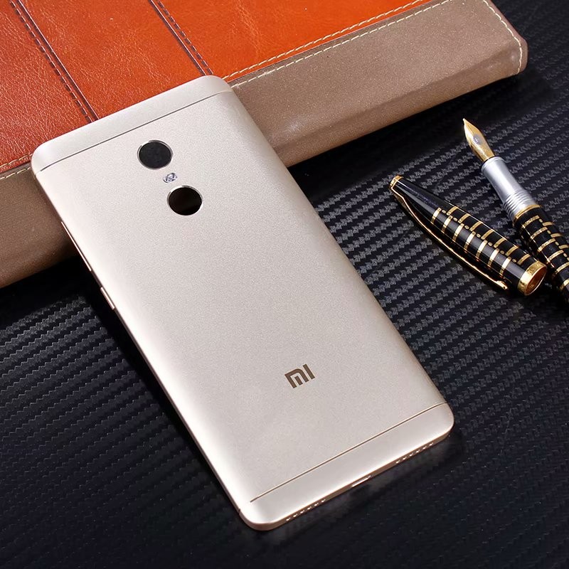 

Fecoprior Золото Redmi Note 4X, Оригинальный корпус для Xiaomi Redmi Note 4X Note4X Металлическая задняя крышка аккумулятора