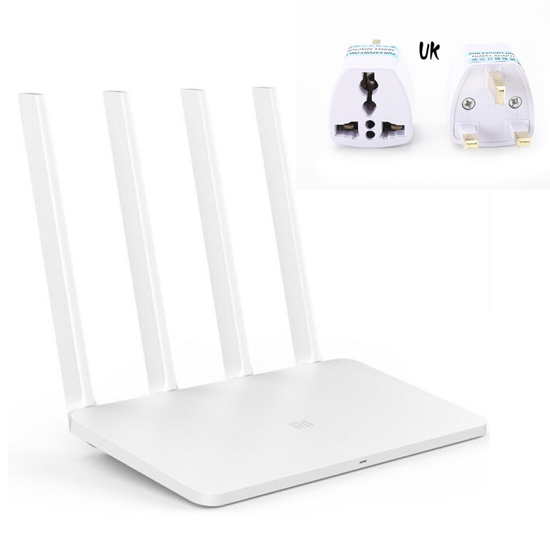 

TXZHAJGHON Белый цвет Стандарт Англии, Xiaomi WiFi Router 24GHz