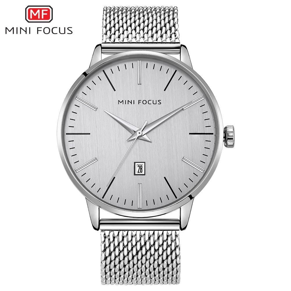 

MINIFOCUS Серебряный, Мужские часы