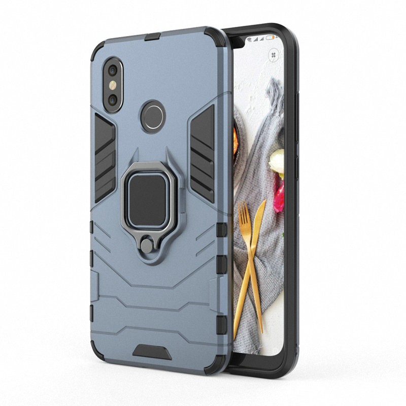 

WIERSS Темно-синий для Xiaomi Mi 8 SE, для Xiaomi Mi 8 Mi8 WIERSS Кольцевой чехол