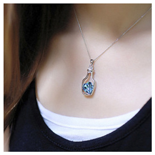 

MyMei, bottle necklace