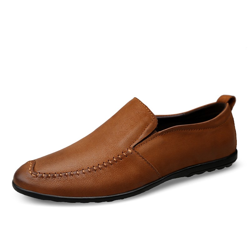 

luoweikedeng Brown 43, ботинки люди скользят на ботинках ботинки людей loafers