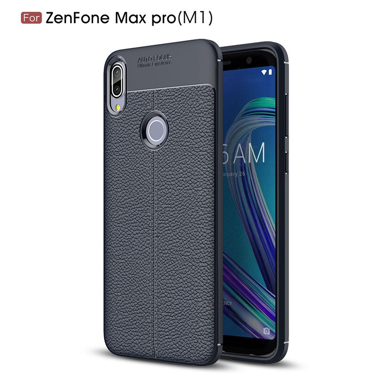 фото Задняя обложка для asus zenfone max pro m1 zb601kl case maxpro fecoprior темно-синий