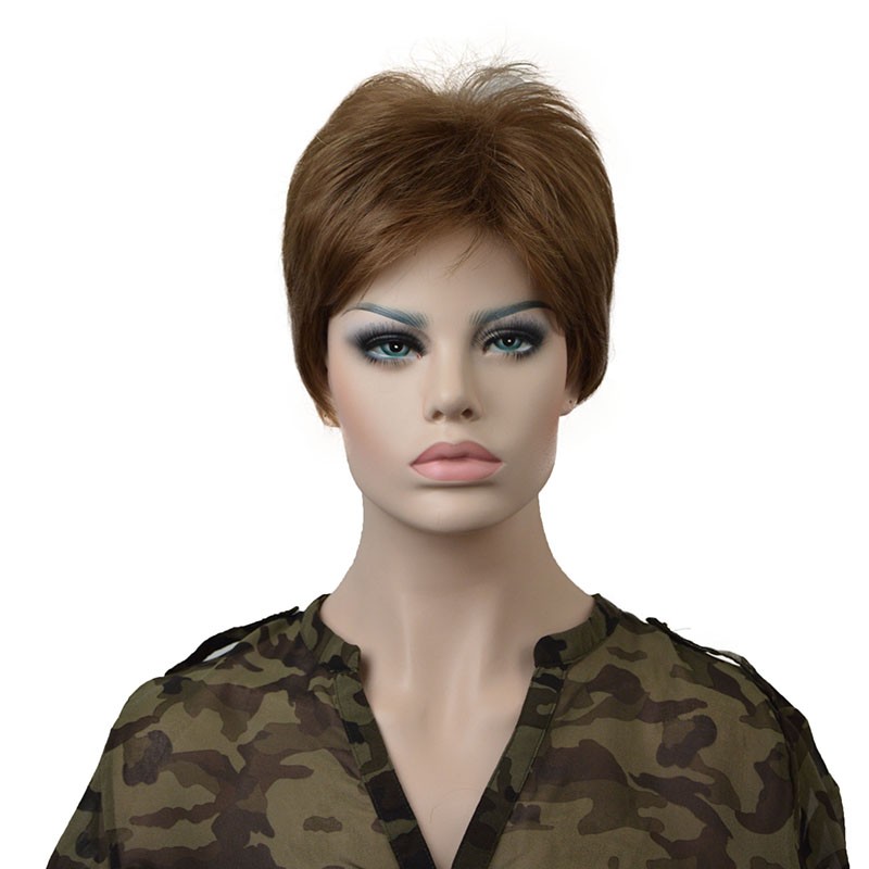 

StrongBeauty 12 короткий, короткие прямые коричневые парики для женщин короткие светлые парики