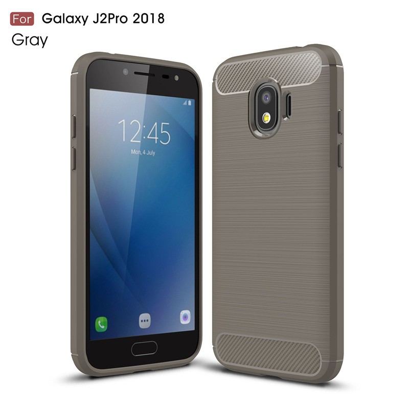 

KYKEO Серый Samsung Galaxy J2pro 2018, Корпус из углеродного волокна для Samsung Galaxy J2pro 2018