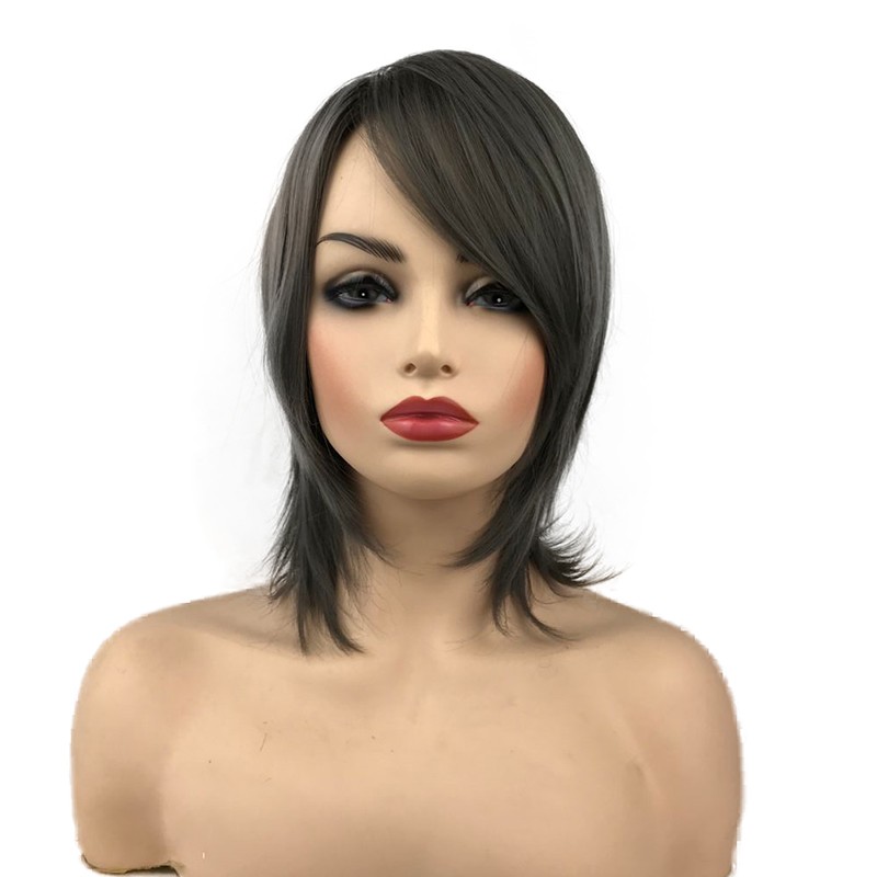 

StrongBeauty 0403 средний, короткие серые парики короткие серебристо-серые парики женские парики