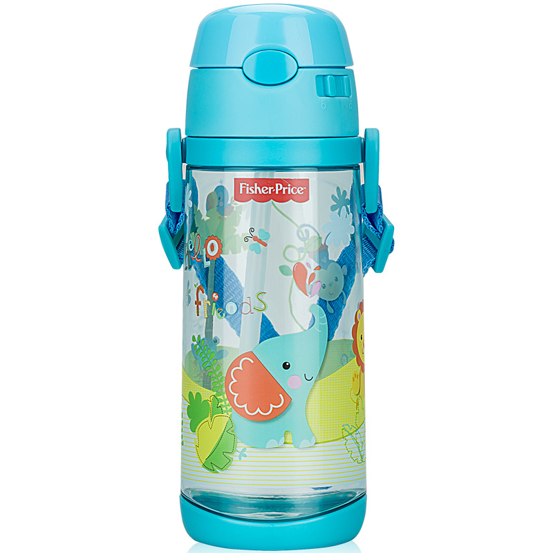 

JD Коллекция 550ml бутылка ремешок синий дефолт, Fisher Price