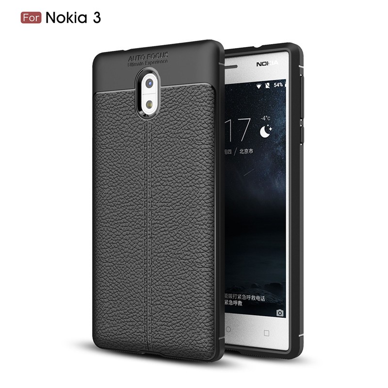 

Fecoprior черный, Задняя обложка для Nokia 3 Nokia3 NK Case Мягкий TPU Кремний