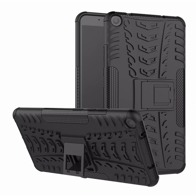 

Fecoprior черный, Корпус для Lenovo TAB 3 Plus 70inch Стойка для задней крышки Silicon TPU PC
