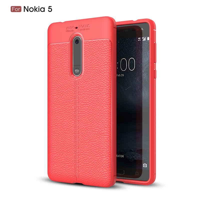 

Fecoprior красный, Задняя обложка для Nokia 5 Nokia5 NK Case Мягкий TPU Кремний