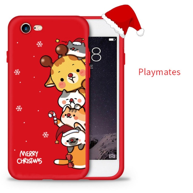 фото Рождественский чехол для iphone xs asina playmate iphone7 8 plus 55inch