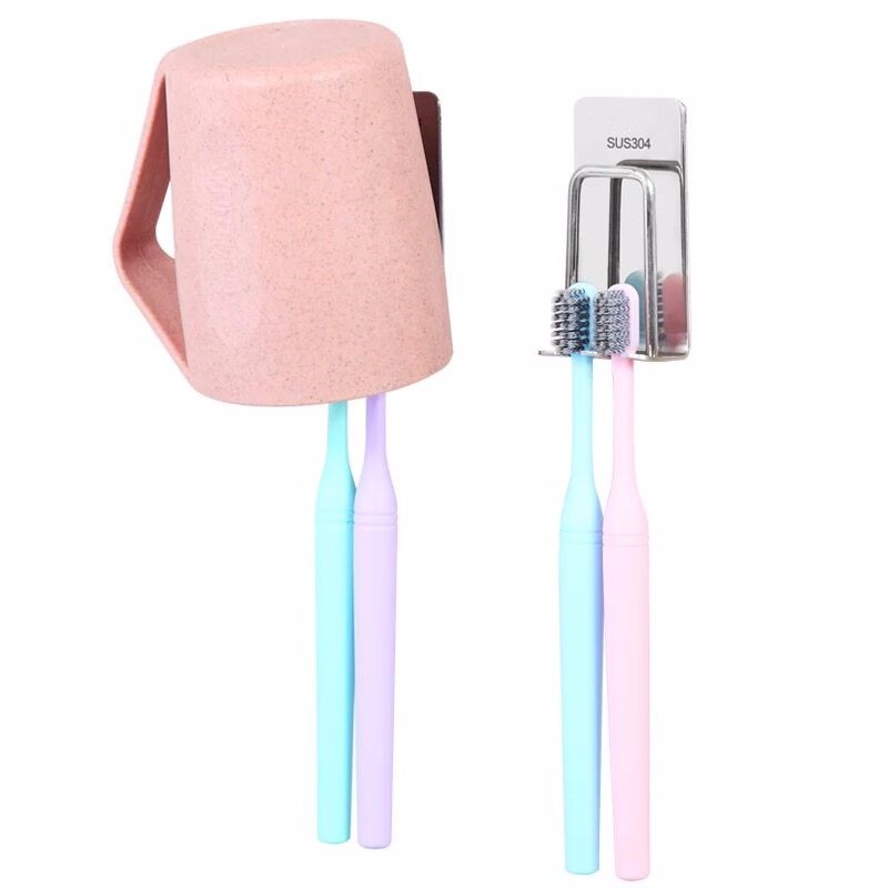 фото Держатель для зубных щеток настенный держатель для зубной щетки хранение зубной щетки halojaju