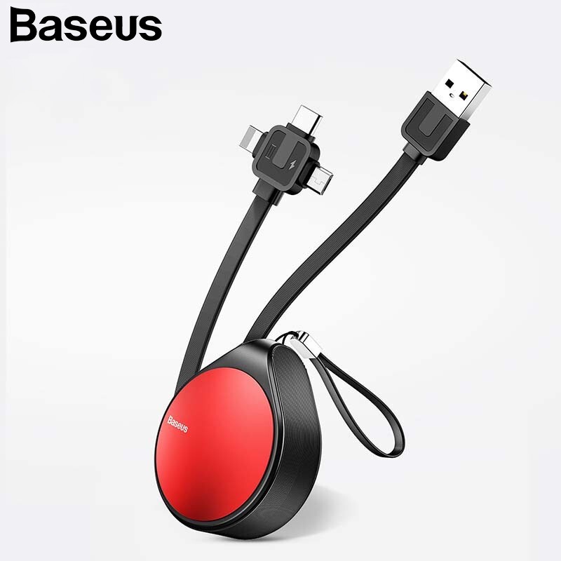 

Baseus красный 1,5 м, USB-кабель 3-в-1