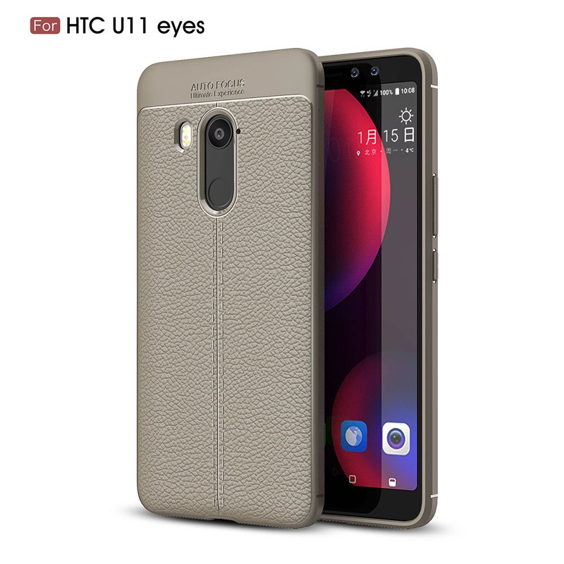 

Fecoprior Серый, Задняя обложка для HTC U11 Eyes U 11 U11Eyes Чехол