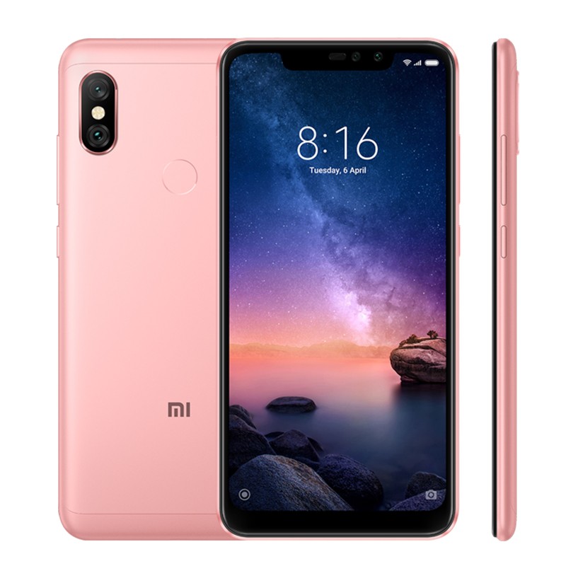 

Mi Розовое золото Добавить карту 32GB TF, Xiaomi Redmi Note 6 Pro