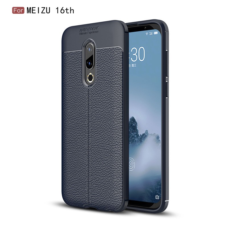 фото Задняя обложка для meizu 16-й 16 4g snapdragon 845 case fecoprior синий