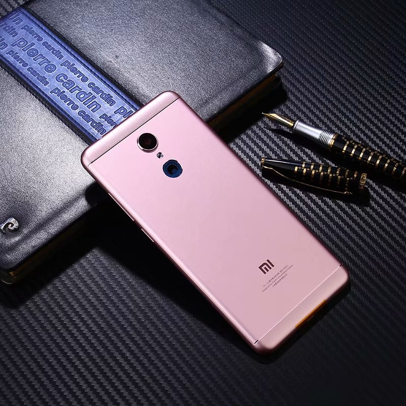 

Fecoprior розовый, Оригинальный корпус для Xiaomi Redmi 5 Redmi5 Металлическая задняя крышка аккумуляторной батареи