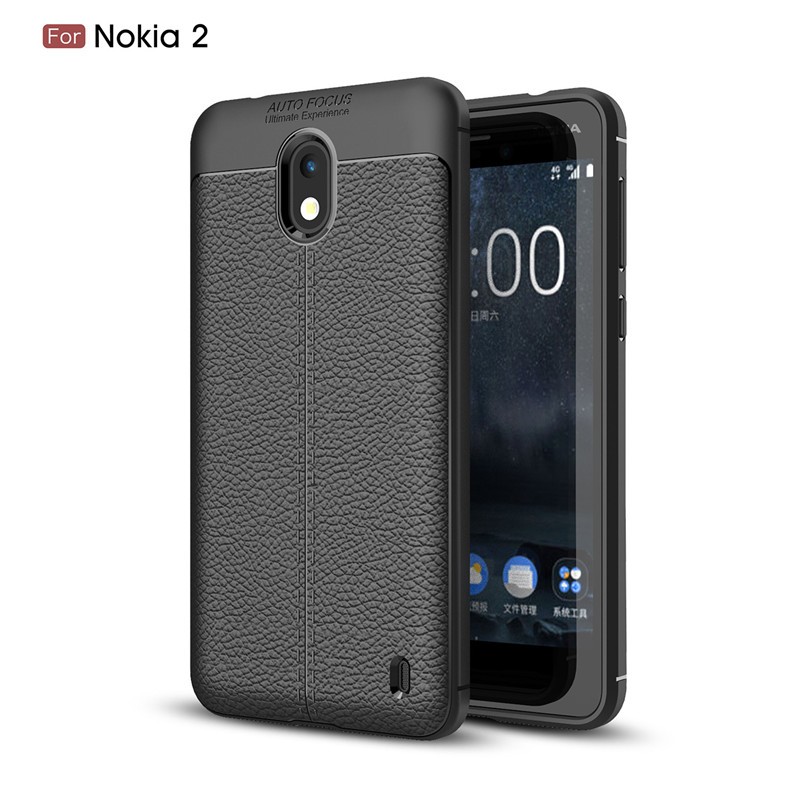 

Fecoprior черный, Задняя обложка для Nokia 2 Nokia2 NK Case Мягкий TPU Кремний