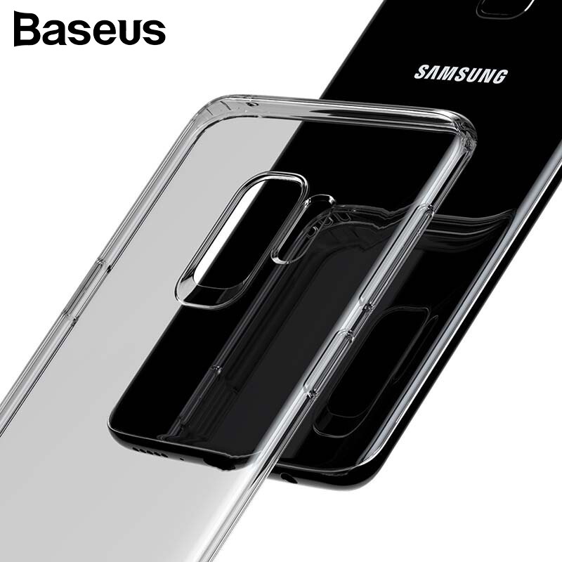 

Baseus Прозрачный черный Samsung Galaxy S9 Plus, Случай телефона