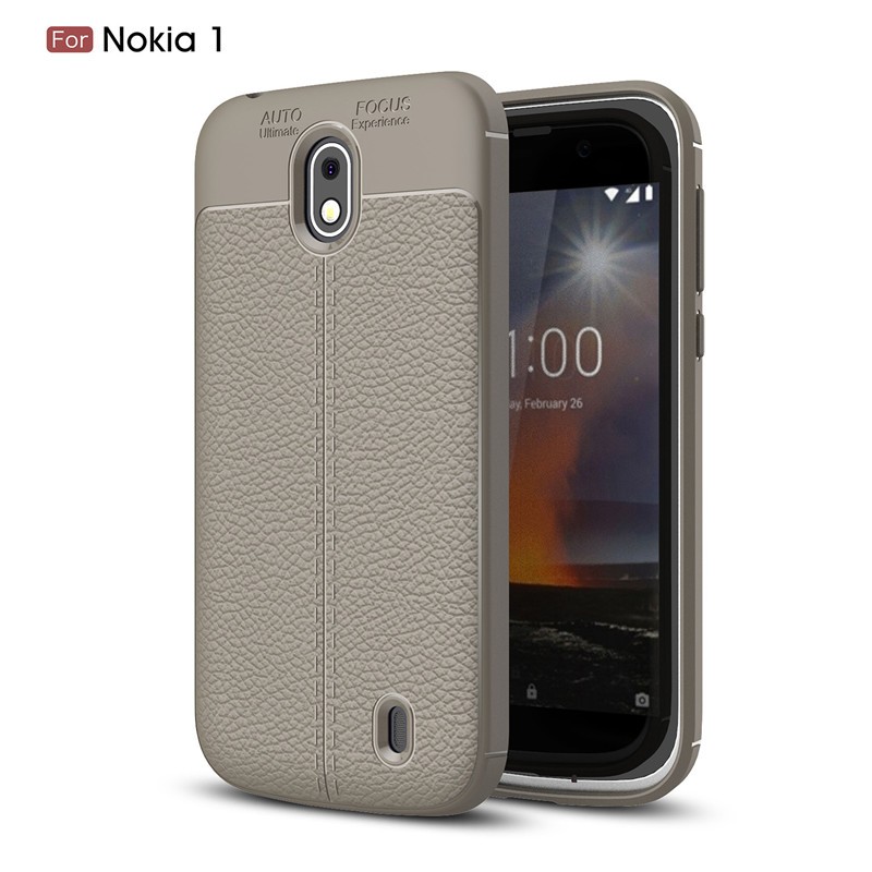 

Fecoprior Серый, Задняя обложка для Nokia 1 Nokia1 NK Case Мягкий TPU Кремний