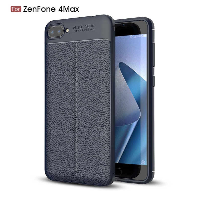 фото Zenfone4 ​​задняя обложка для asus zenfone 4 max zc520kl корпус fecoprior темно-синий