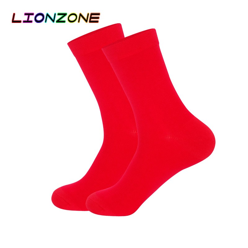 

LIONZONE Red EUR40-46, счастливые носки