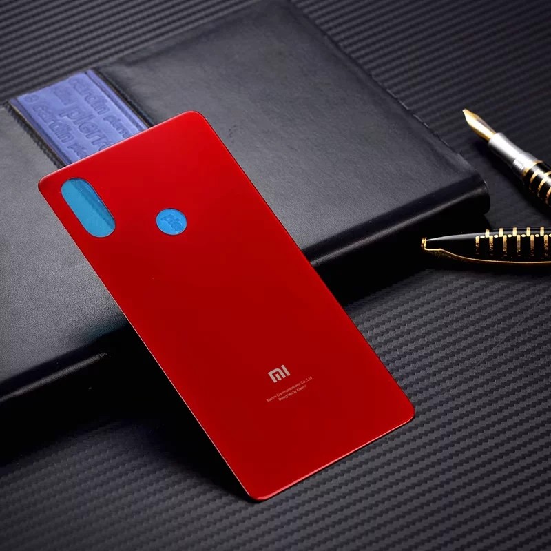 

Fecoprior красный, Оригинальный корпус для Xiaomi Mi 8 SE Mi8 SE Mi8SE Стеклянная задняя крышка аккумулятора