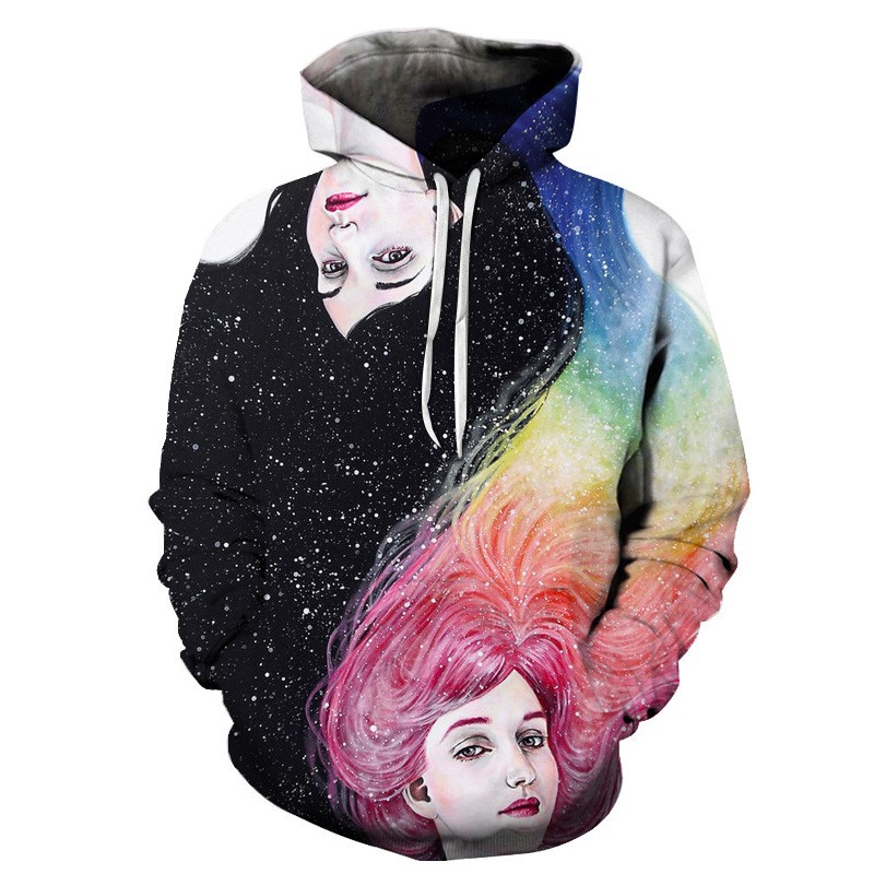 

Style clever spring Смешанный цвет, espacio Galaxy sudaderas