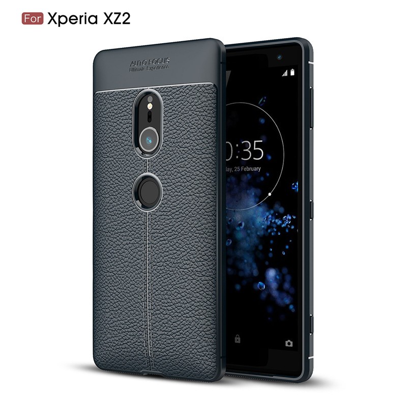 

Fecoprior Темно-синий, Задняя крышка для Sony Xperia XZ2 XZ 2 Корпус