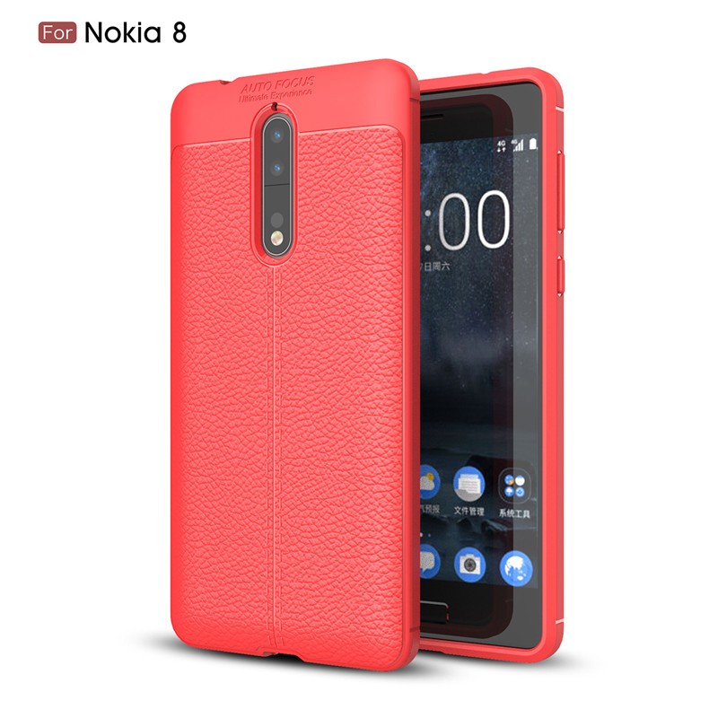 

Fecoprior красный, Задняя обложка для Nokia 8 Nokia8 NK Case Мягкий TPU Кремний