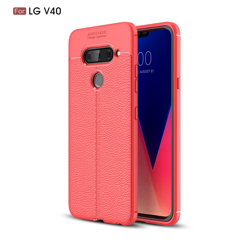 

Fecoprior красный, Задняя обложка для LG V40 V 40 LGV40 Корпус Ultra Thin