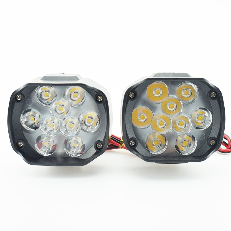 

Huiermeimi 9LED-2pcs, Мотоцикл Светодиодный фонарь Scooter 46918 LED 12V 6500k Противотуманная фара Мотоцикл