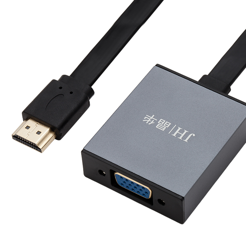 фото Jh jd коллекция hdmi к vga кабель с аудио интерфейсом - черный