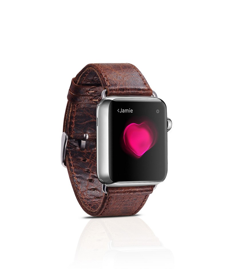 

ICARER темно коричневый, iwatch watchband