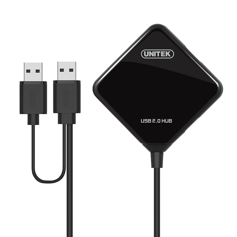 

UNITEK 20 черный, USB-концентратор