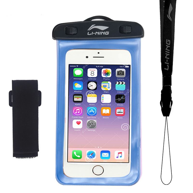 

LI-NING Синяя шея и рука с двойным использованием