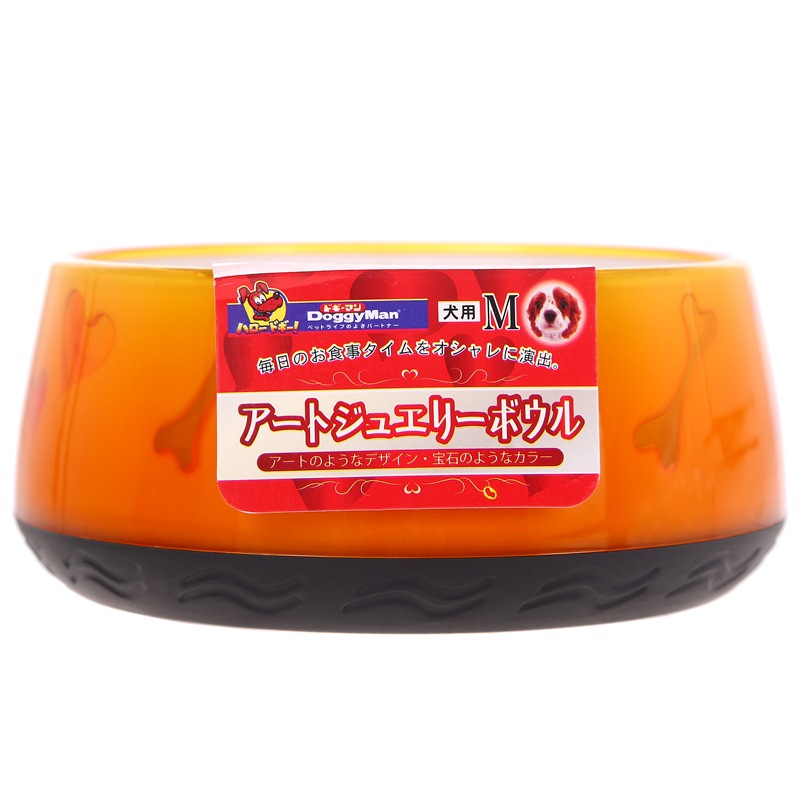 

JD Коллекция Кристалл искусства Dog Bowl - Amber M дефолт