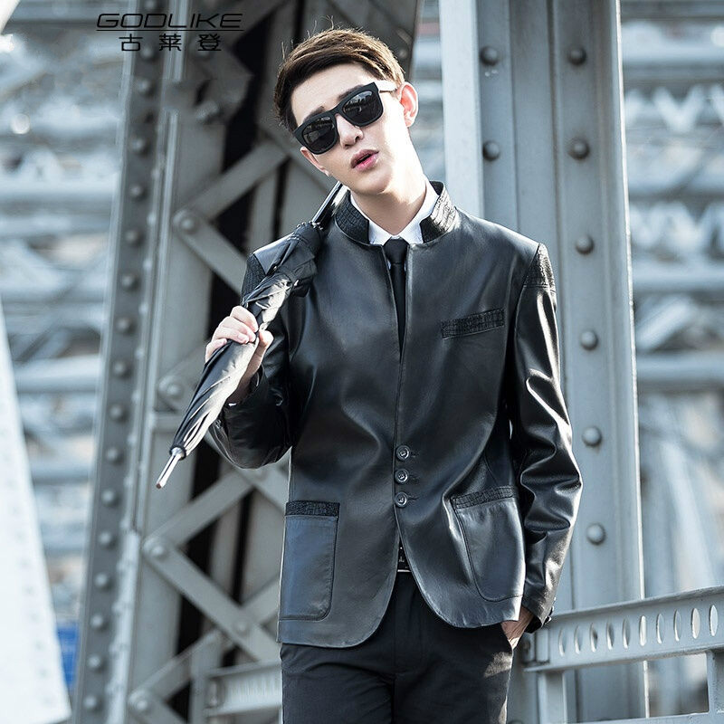 

Europe Season Black, leather jacket