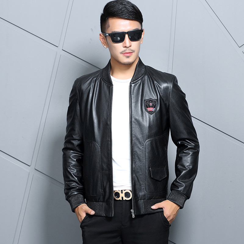 

Europe Season Black, leather jacket